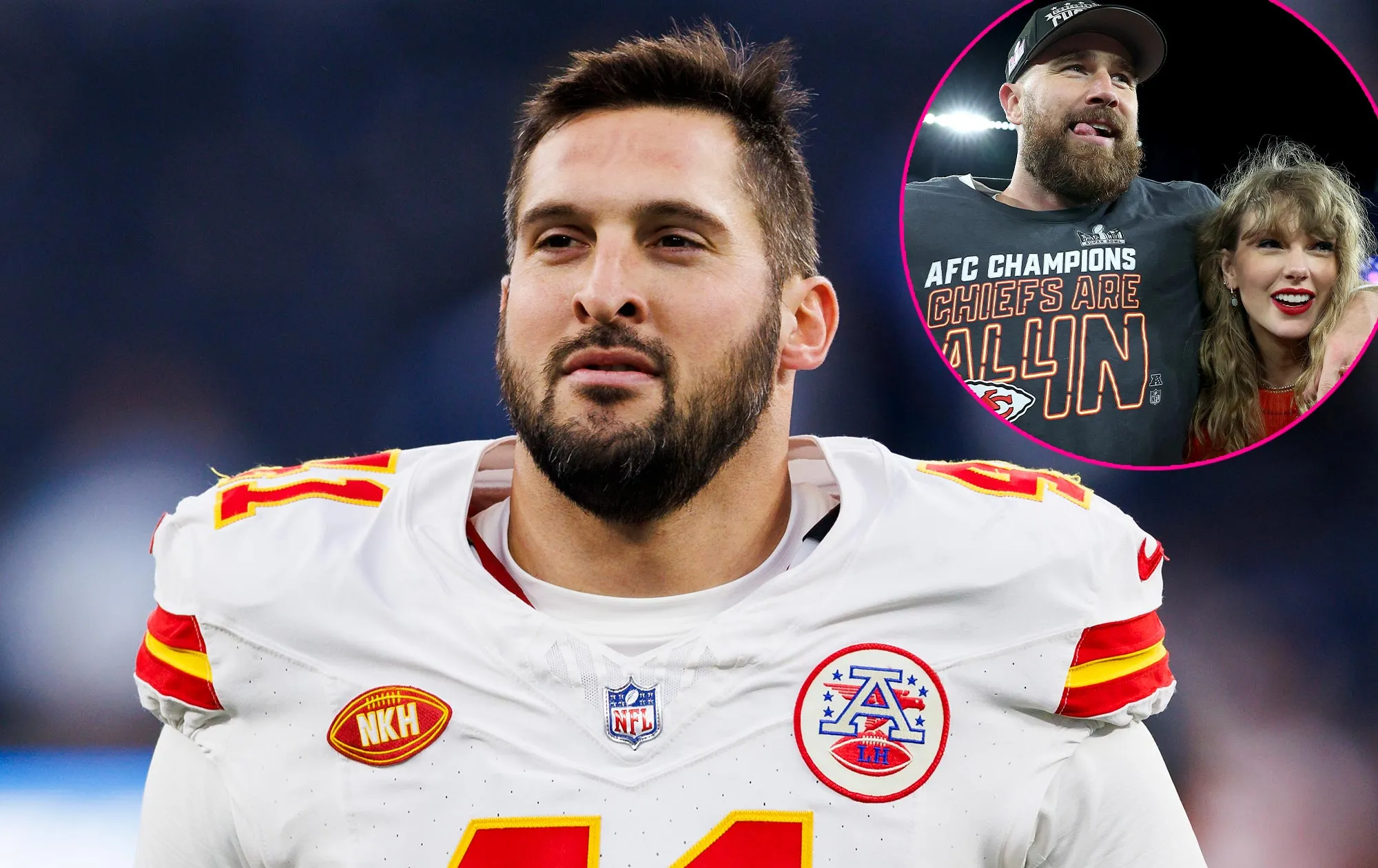 Chiefs James Winchester Says Travis Kelce Was Blushing During Taylor Swift s 1st Game Appearance 885