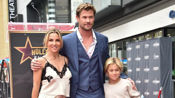 Chris Hemsworth Joined by Wife, Sons at Hollywood Walk of Fame Ceremony