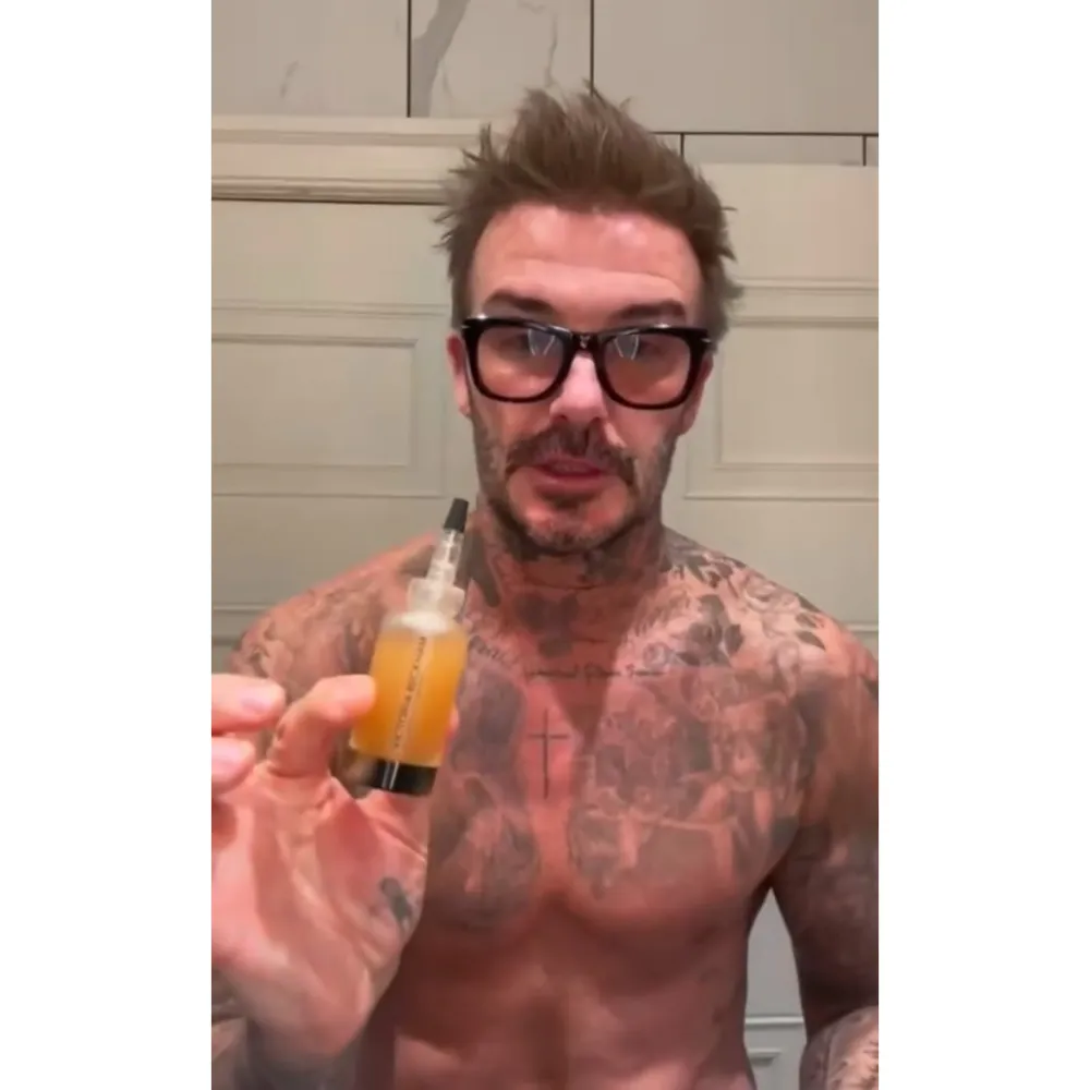 David Beckham Reveals His Morning Skincare Routine Using Wife Victoria Beckham s Products