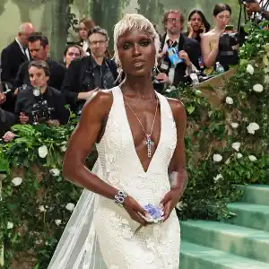 Feature Jodie Turner-Smith Debuts Striking New Blonde Look at 2024 Met Gala