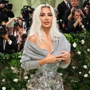 Feature Kim Kardashian Does Her Best to Explain Divisive 2024 Met Gala Look