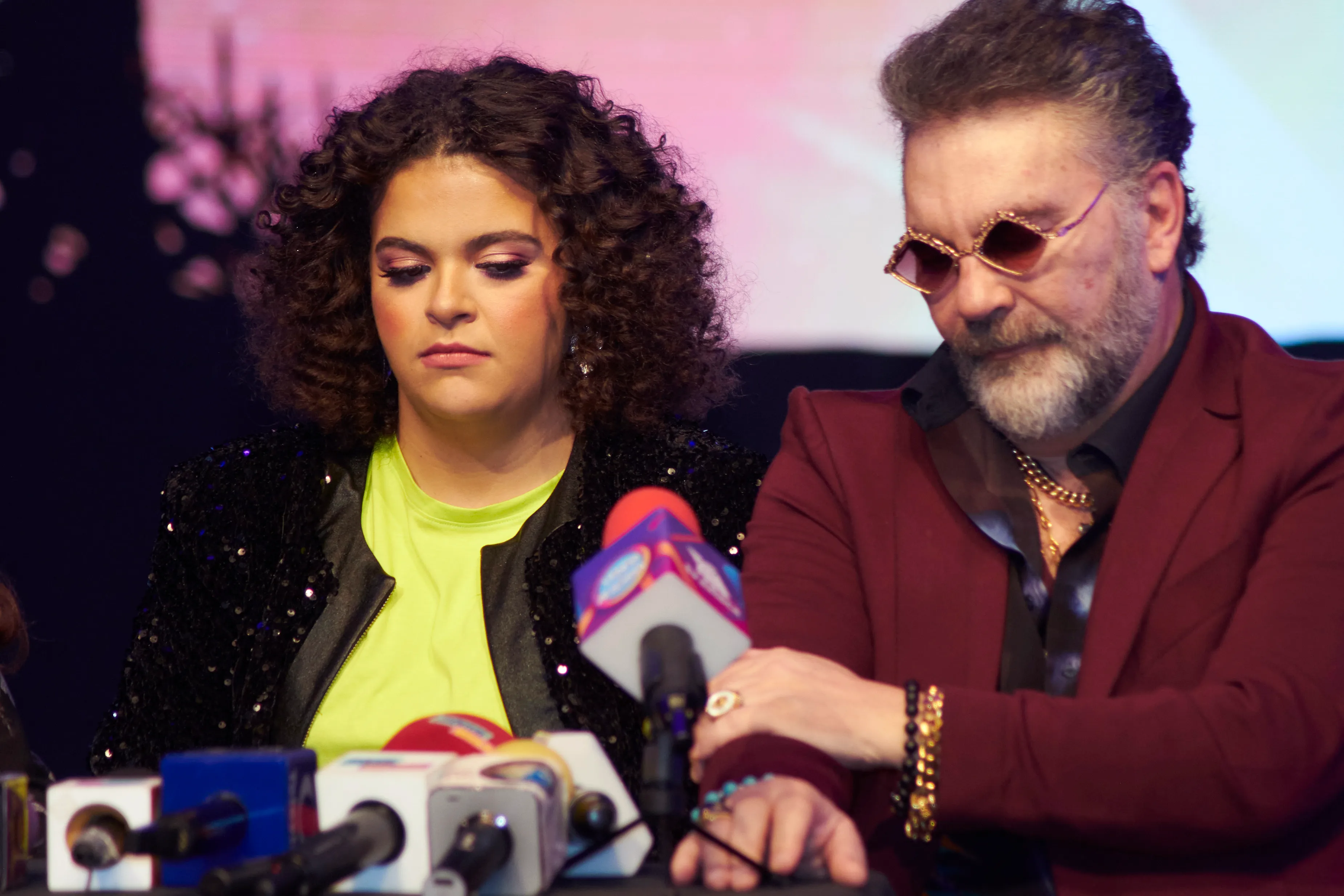 Lucerito Mijares con su papá Manuel Mijares