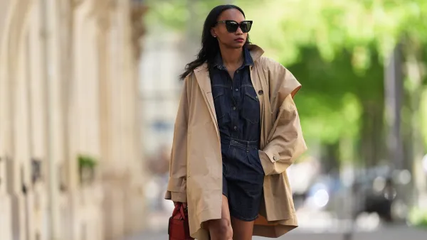 trench coat street style