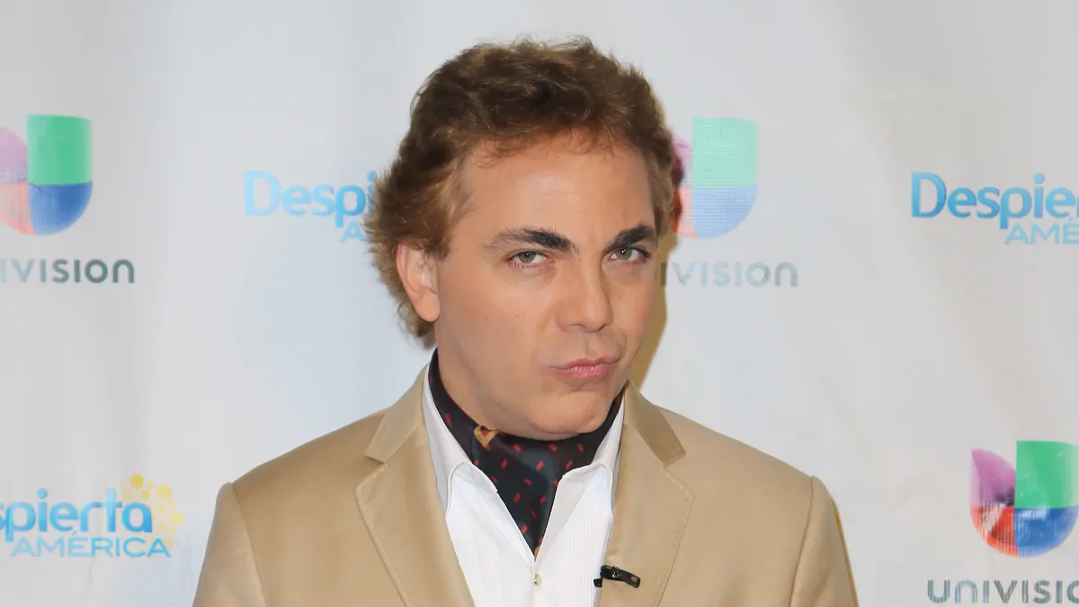 El cantante mexicano de baladas Cristian Castro