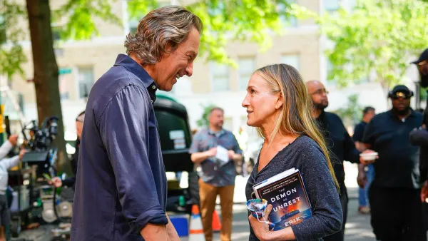 John Corbett Spotted Filming With Sarah Jessica Parker in New York City 405
