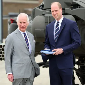 King Charles III Passes the Colonel-in-Chief of the Army Air Corps Role to Prince William