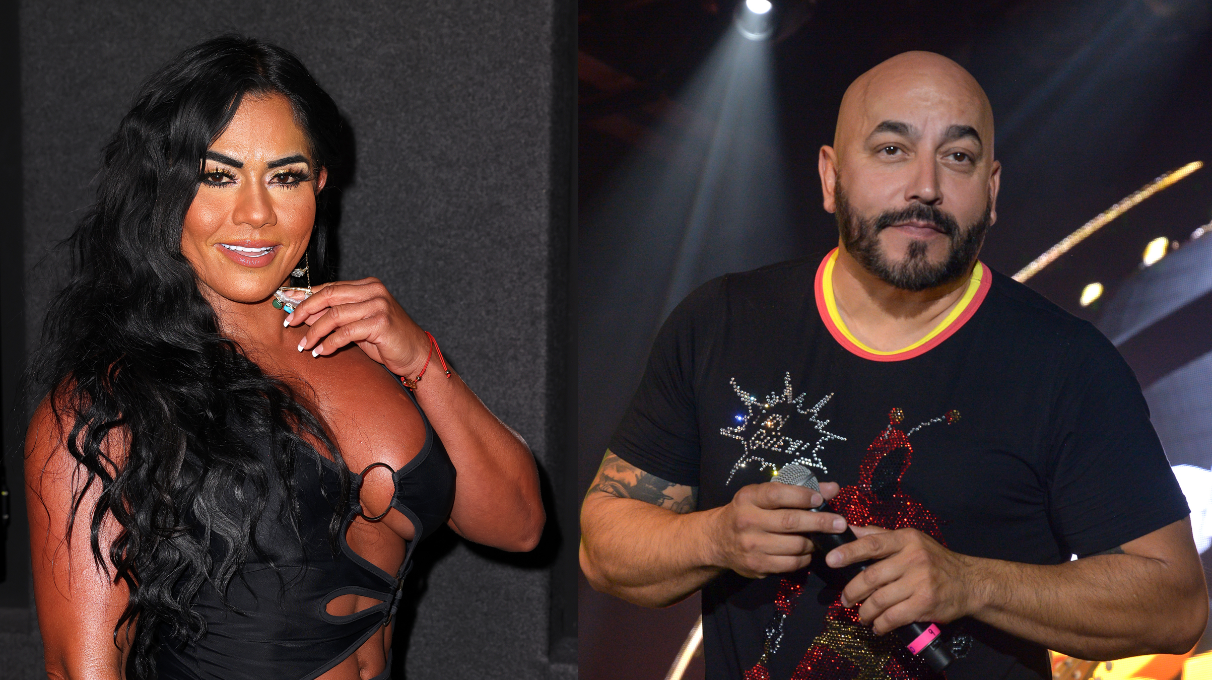 Maripily Rivera y Lupillo Rivera en La casa de los famosos