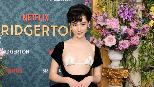 FEATURE Minnie Mills at Bridgerton at Season 3 Bridgerton Premiere