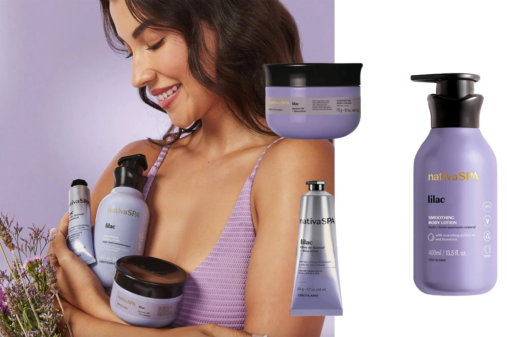 Nativa Spa Lilac Set
