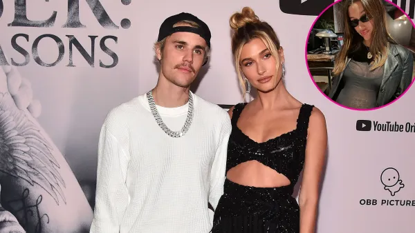 Promo Justin Bieber Shares Photos of Hailey Showing Off Baby Bump