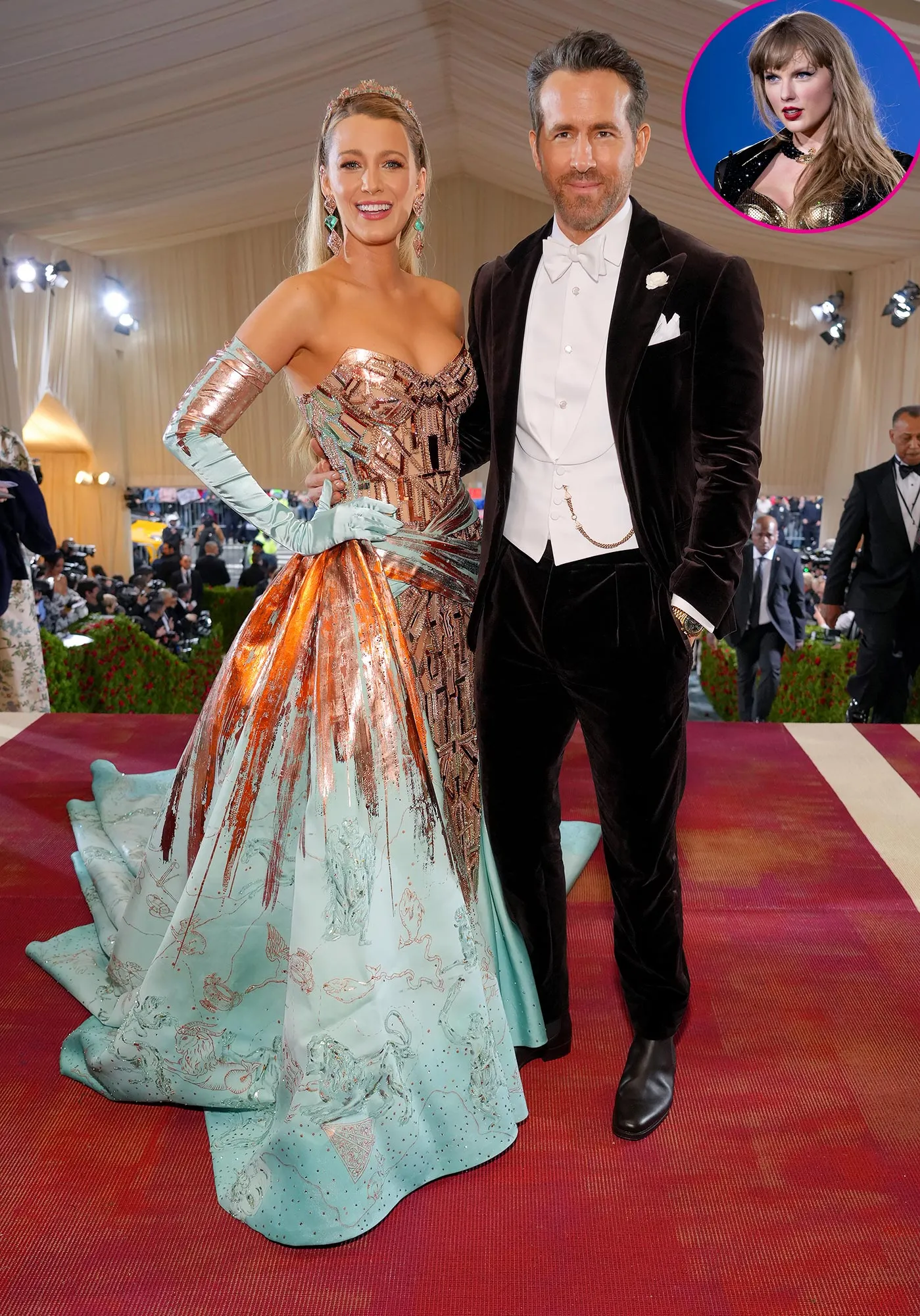 Promo Ryan Reynolds Blake Lively Seen Kissing at Taylor Swift 2nd Madrid Gig