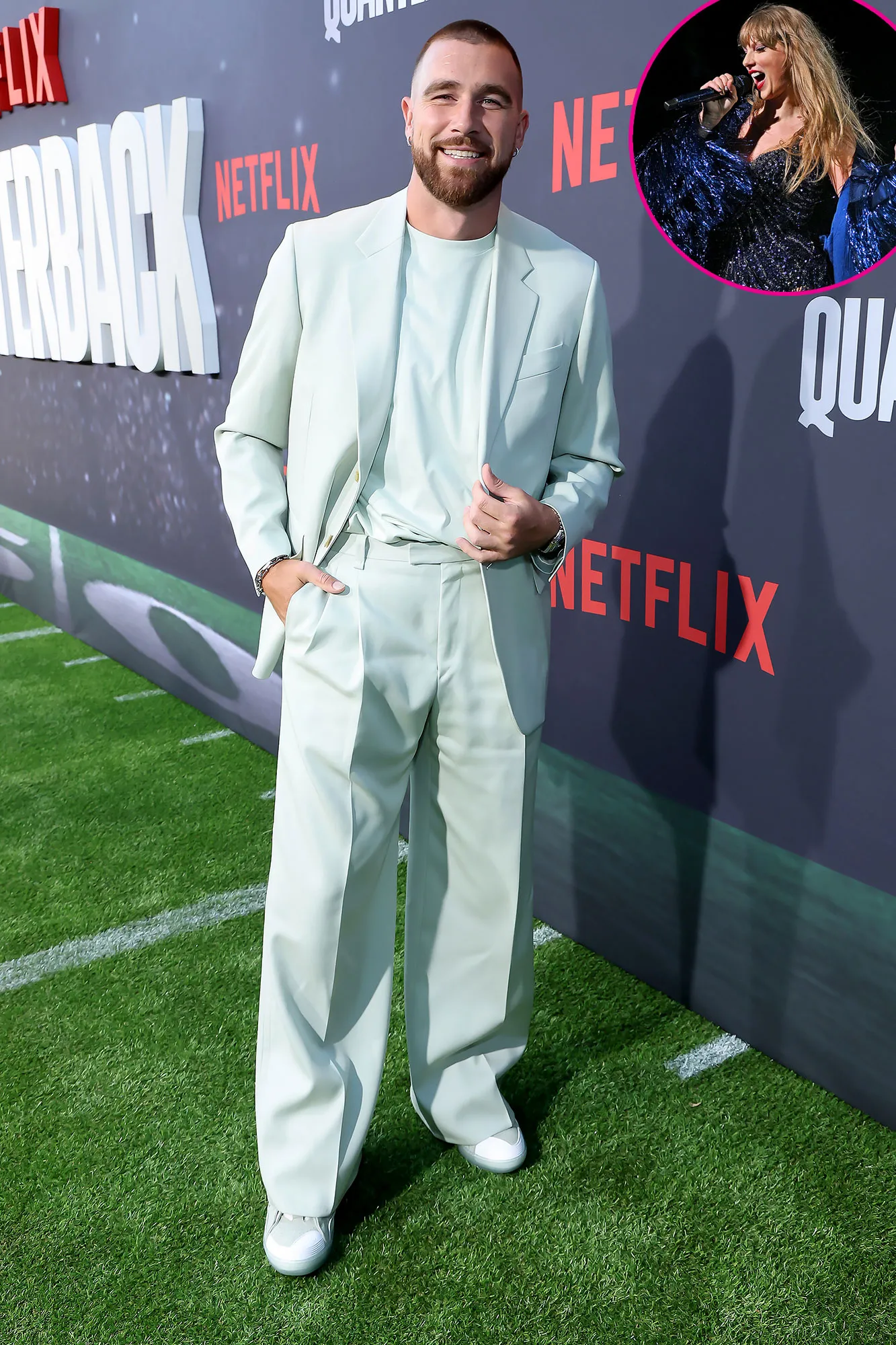 Promo Travis Kelce Says LFG to Taylor Swift Eras Tour Return in Paris