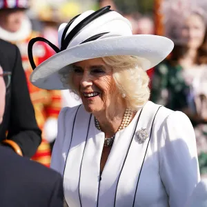 Queen Camilla Honors Queen Elizabeth II by Wearing Her Brooch at Buckingham Palace Garden Party