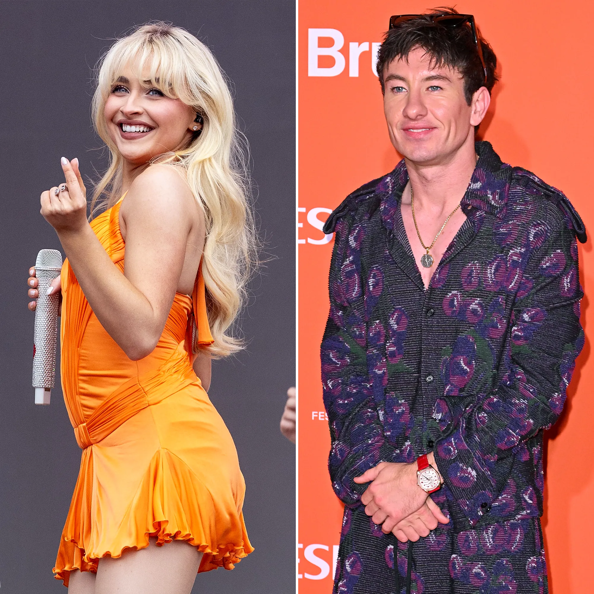 Sabrina Carpenter Performs ‘Espresso’ in Orange Creamsicle Dress in Front of Boyfriend Barry Keoghan