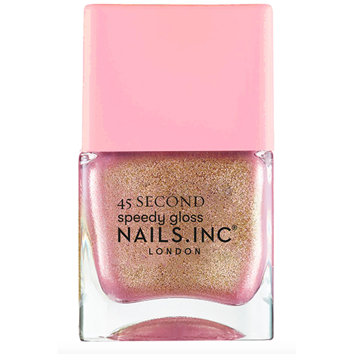 Nails.INC Quick Drying Nail Polish Ruby, Pink Shimmer