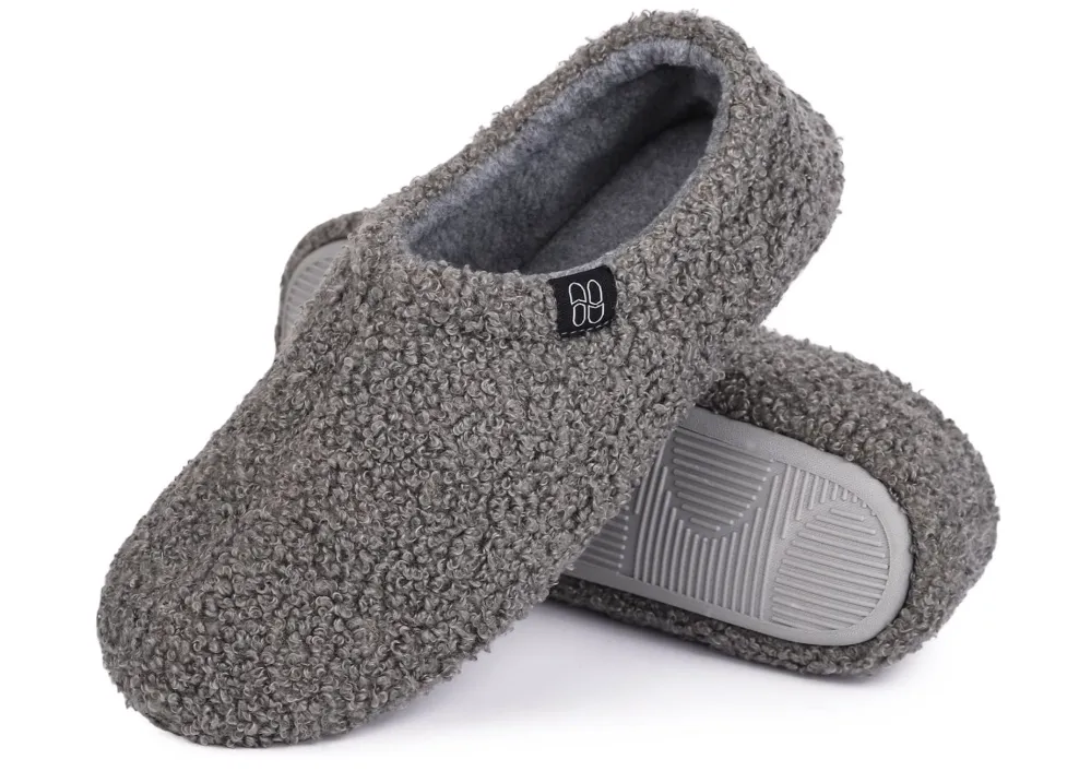 Replica Luxury HandbagTop Women's Fuzzy Curly Fur Memory Foam Loafer Slippers