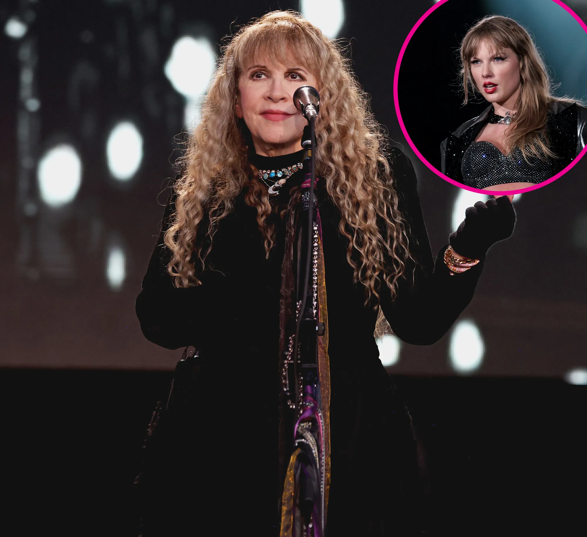 Taylor Swift Fans Notice Stevie Nicks Wearing TTPD Bracelet on Stage