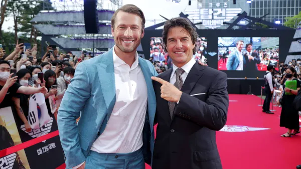 Tom Cruise Pranked Glen Powell by Pretending Helicopter Was Going Down