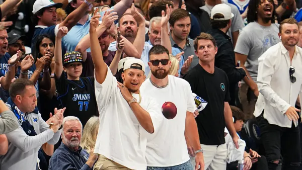 Travis Kelce Booed at NBA Playoffs While Patrick Mahomes Gets Warm Welcome