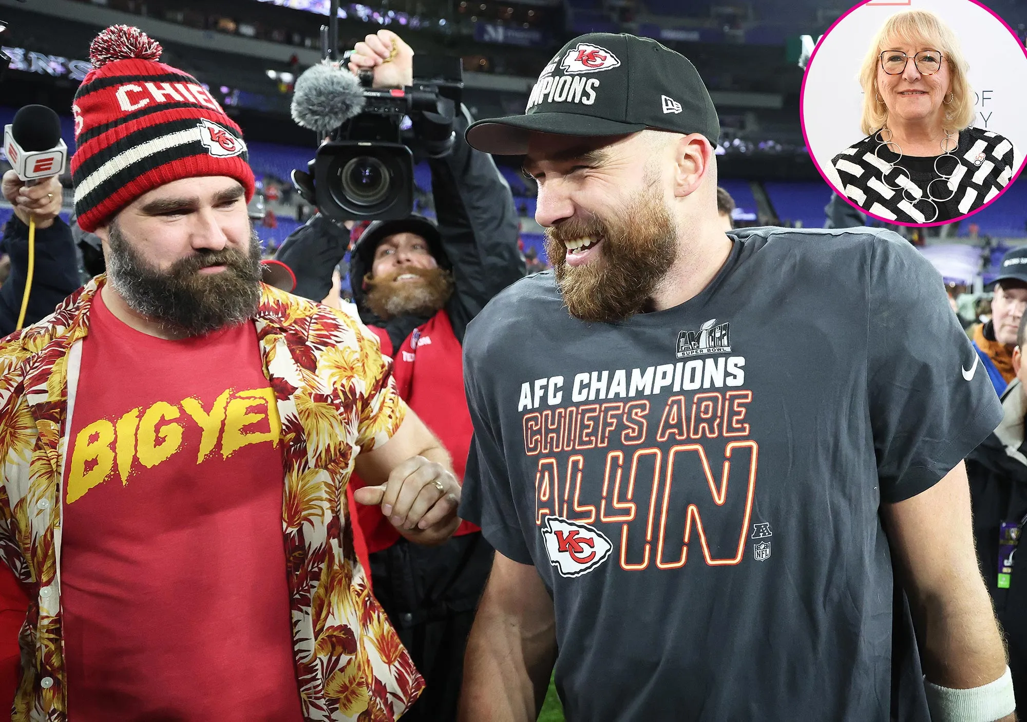 Travis and Jason Kelce React to Donna Kelces Gift Giving Comments At Least She Was Honest