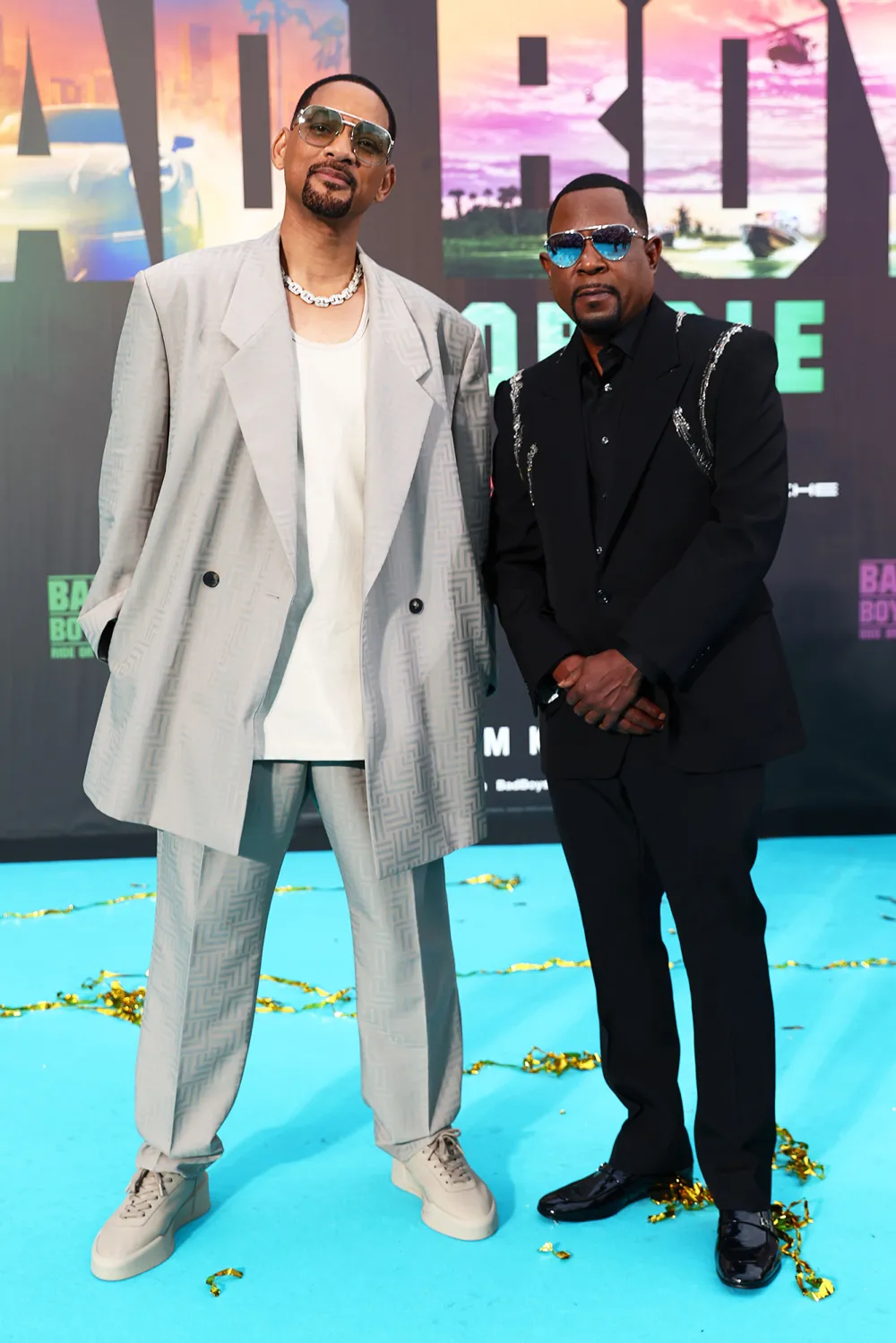 Will Smith Wears Oversized Baggy Suit at &lsquo;Bad Boys: Ride or Die&rsquo; Premiere in Berlin