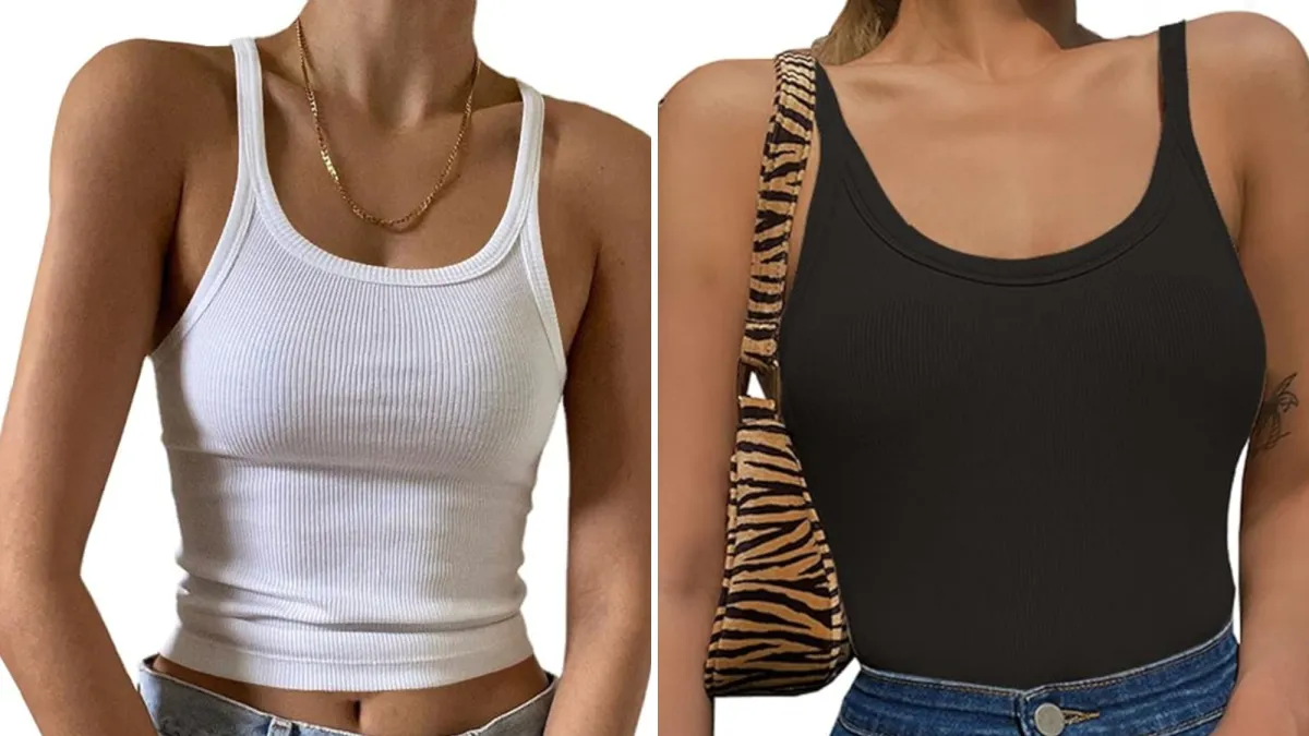 Artfish Ribbed Basic Tank Top