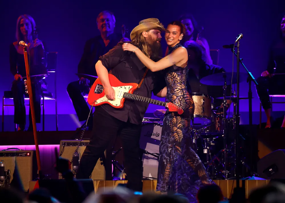 Chris Stapleton Details How Surprise Dua Lipa ACM Awards Duet Came to Be: &lsquo;It Was Her Idea&rsquo;