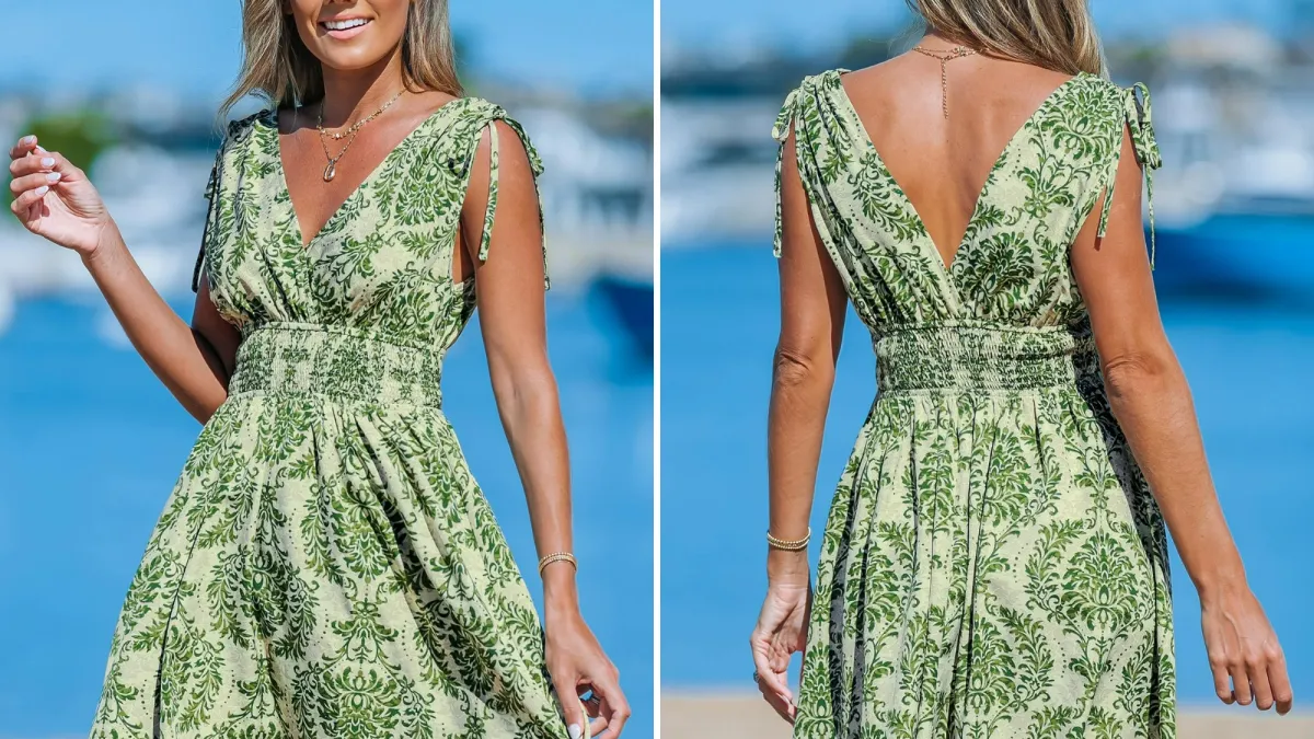 Cupshe V-Neck Summer Dress