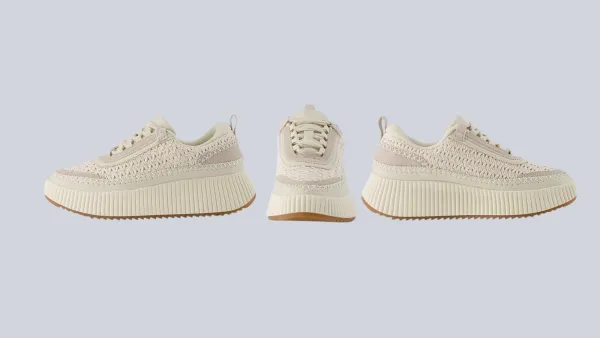 Cushionaire Woven Platform Sneaker