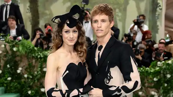 Eddie Redmayne and Wife Hannah Bagshawe Match in Black and White Skirts