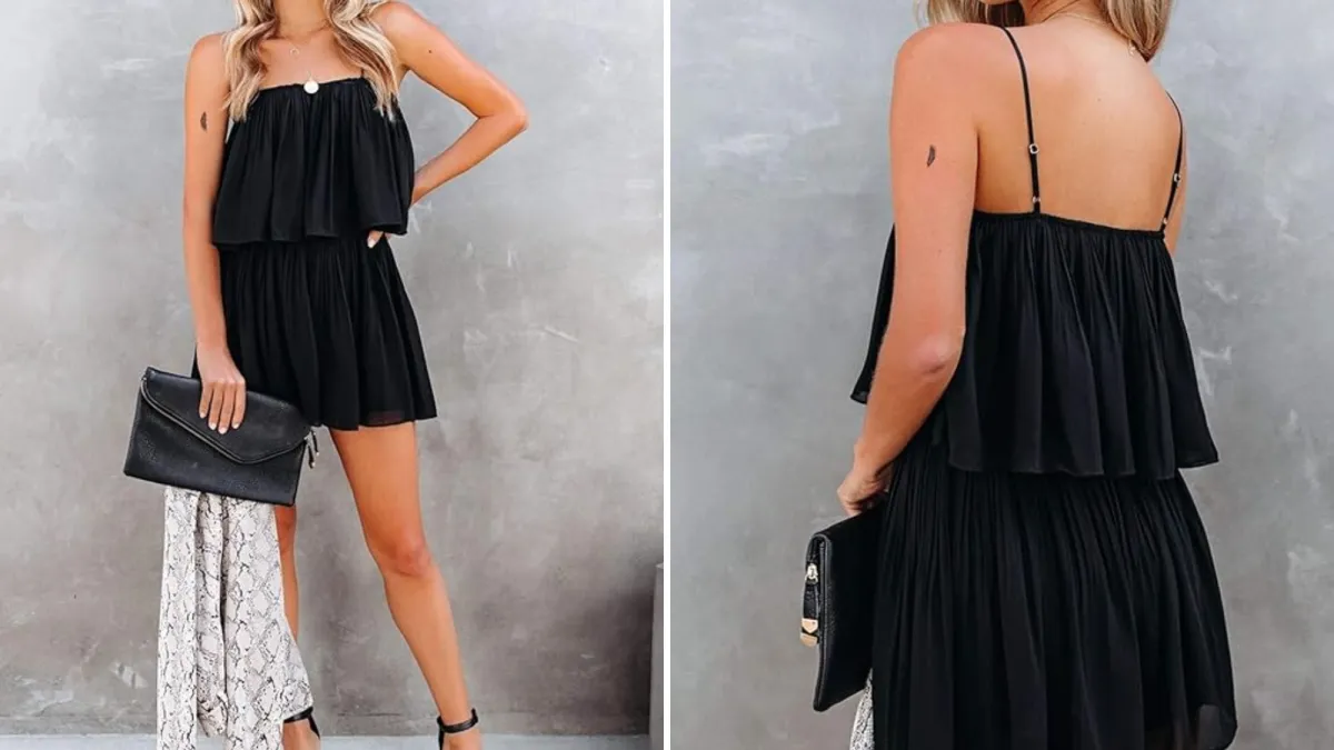 Exlura Summer Romper Dress