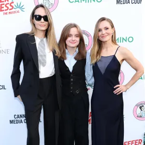 Angelina Jolie and Daughter Vivienne Support Kristen Bell at Reefer Madness Opening Night