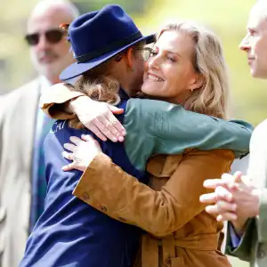 Duchess Sophie Sweetly Hugs Daughter Lady Louise at Royal Windsor Horse Show