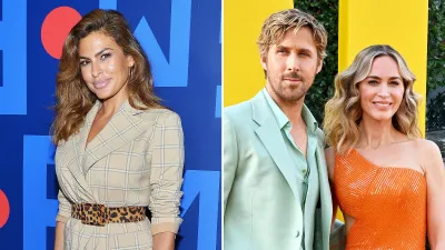 Eva Mendes Posts Pics of Ryan Gosling and Emily Blunt Kissing in The Fall Guy