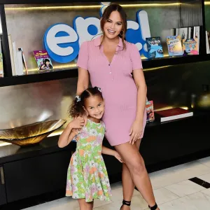 How Chrissy Teigens Daughter Luna Assisted Her During Sports Illustrated Swimsuit Cover