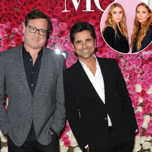 John Stamos Shares Rare Full House Reunion Photo with Olsen Twins on Late Bob Sagets Birthday