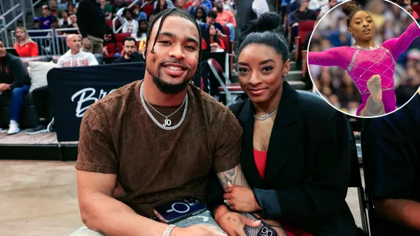 Simone Biles Husband Jonathan Owens Had the Best Reaction to Her Vault Performance