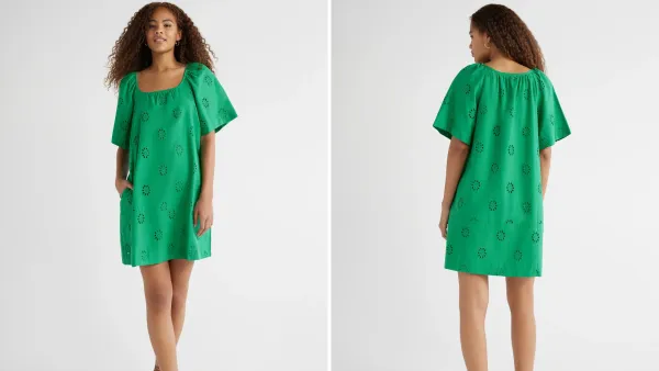 Free Assembly Square Neck Mini Dress