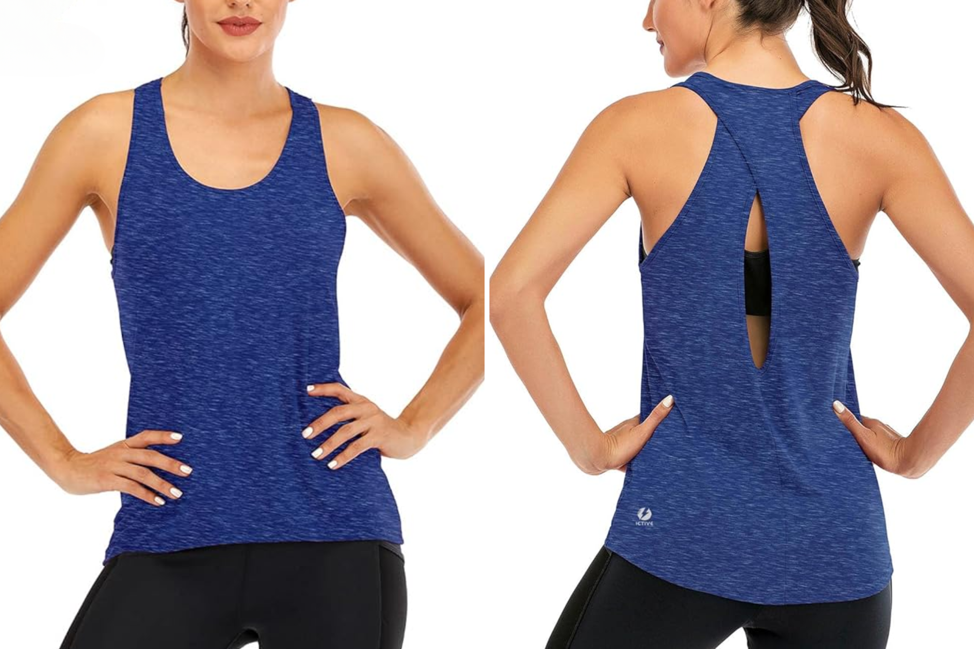 Ictive Cross Backless Workout Top