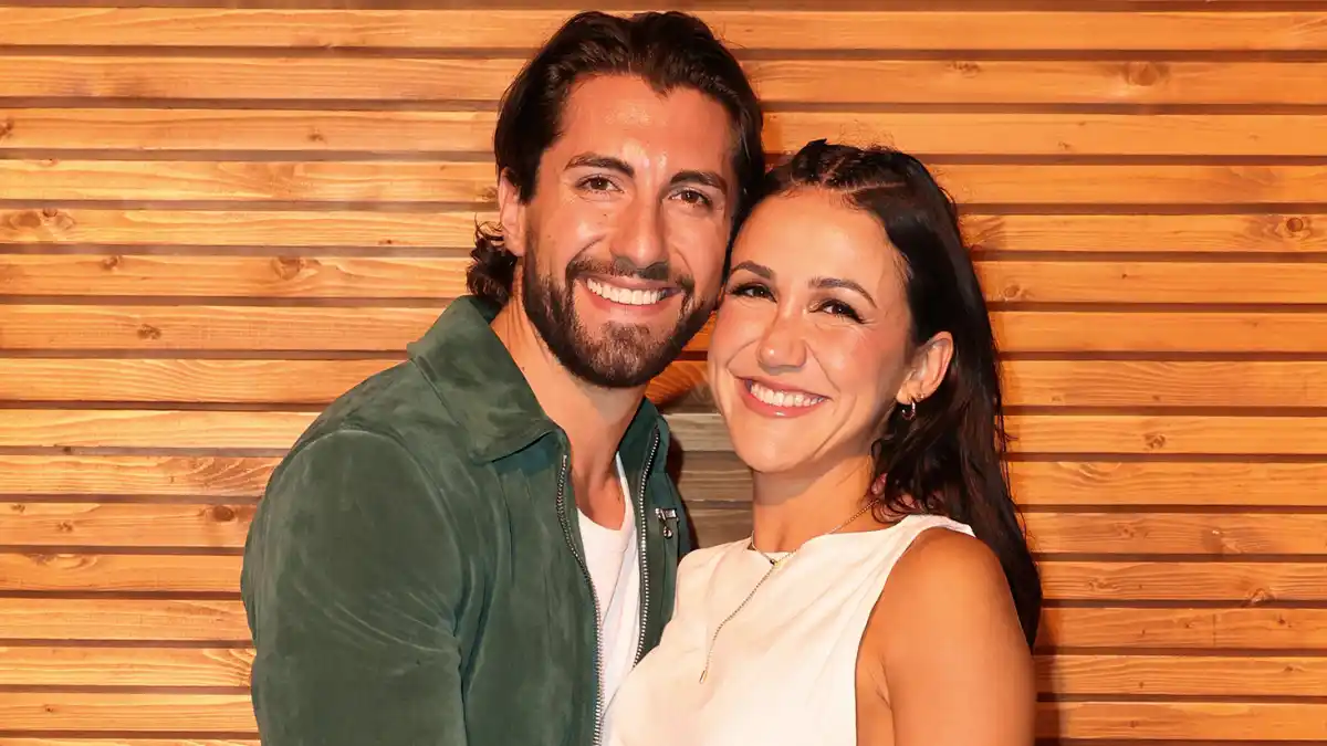 Jason Tartick and Kat Stickler in Miami on May 4, 2024.