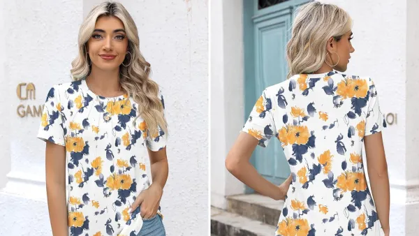 Kistore Casual Pleated Blouse