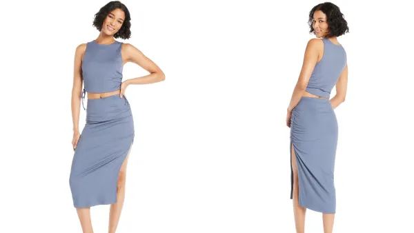 Liv & Lottie Top and Midi Skirt Set