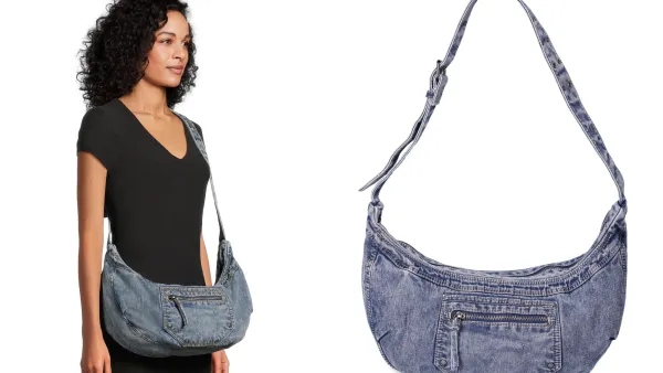 No Boundaries Denim Hobo Bag