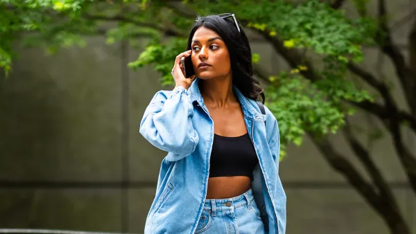 Simone Ashley in NYC on May 13, 2024.