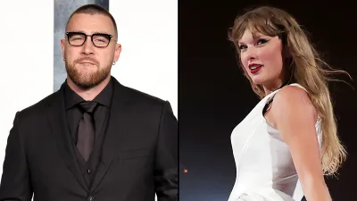 Travis Kelce Sings Along to Taylor Swift's 'So High School' Performance in Paris