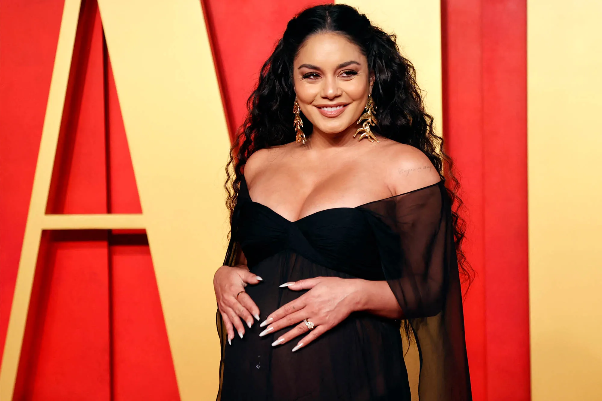 Vanessa Hudgens Denim Crossbody Bag