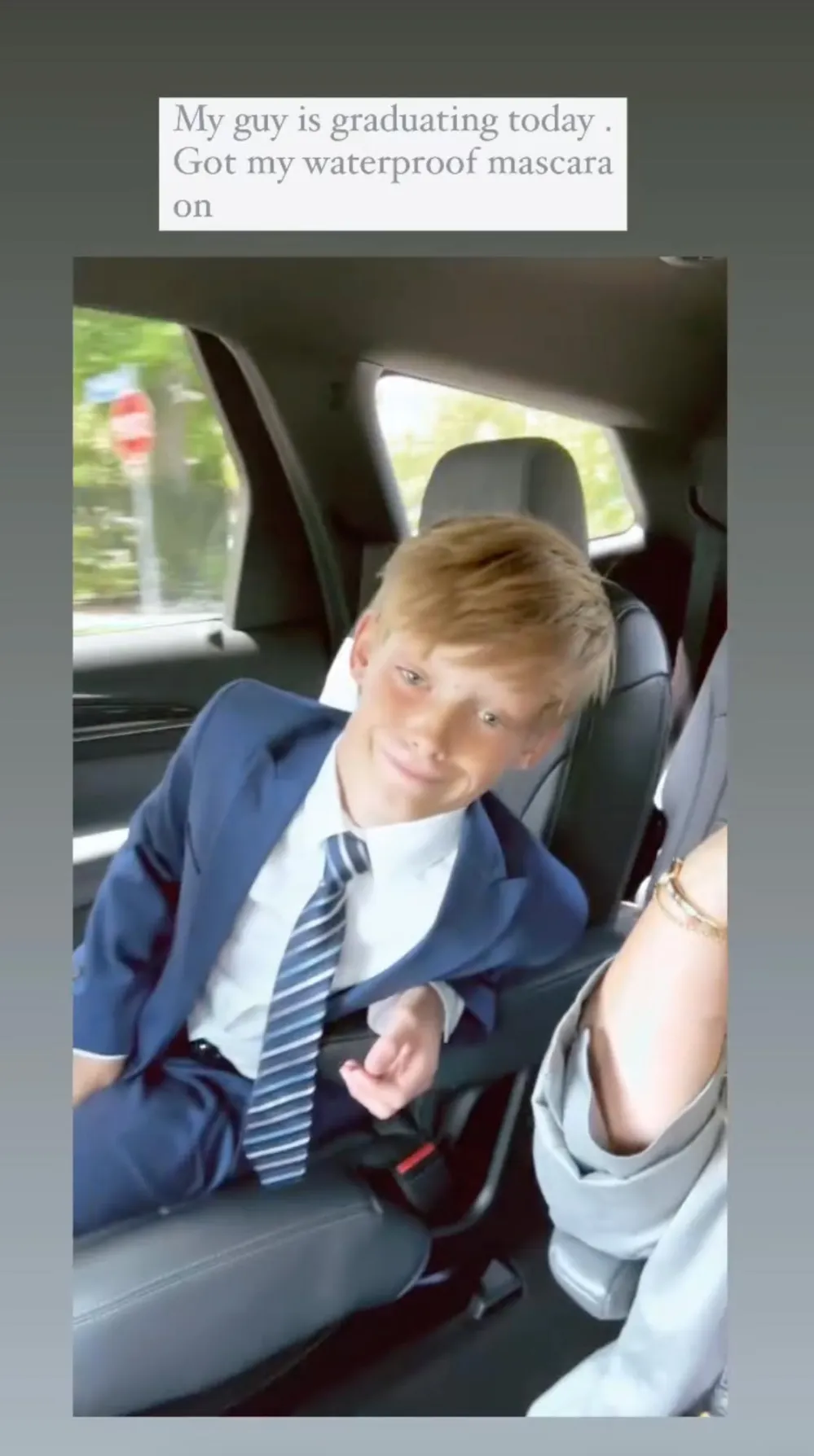 Hilary Duff Shares Video of Son Heading to Middle School Graduation