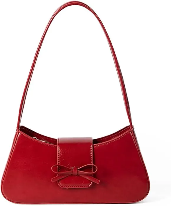 red bow handbag