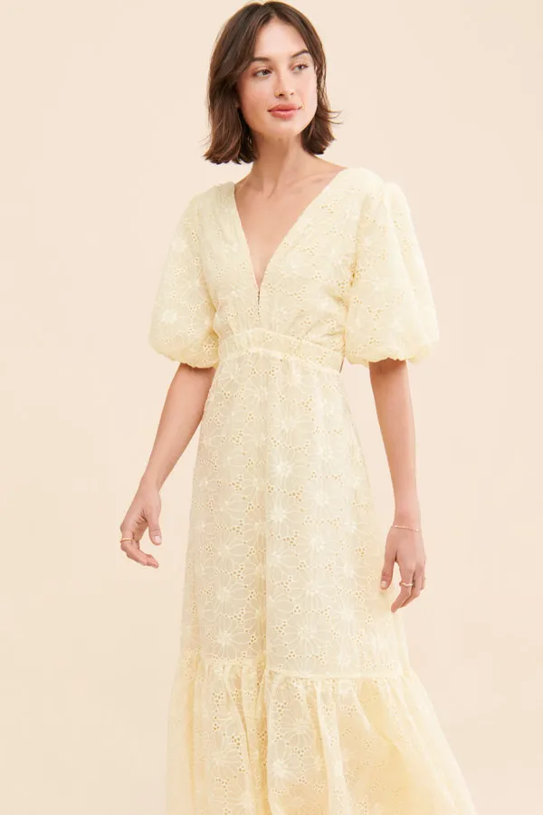 ASTR The Label Jaxine Midi Dress