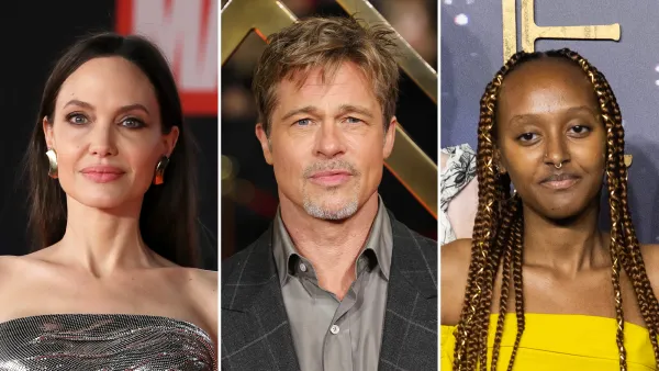 Angelina Jolie Brad Pitt s Daughter Zahara Appeared to Drop Pitt Surname for 2023 Sorority Ceremony